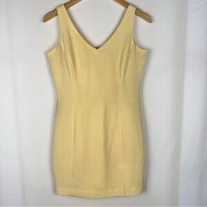 Moda International Light Yellow Sleeveless Dress